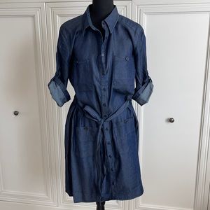 New York & Company Chambray Dress